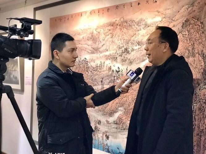 【荆山楚水/王明泽水墨艺术展】采访报道
